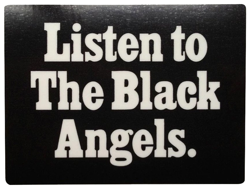 Black Angels Sticker (1000x1000), Png Download