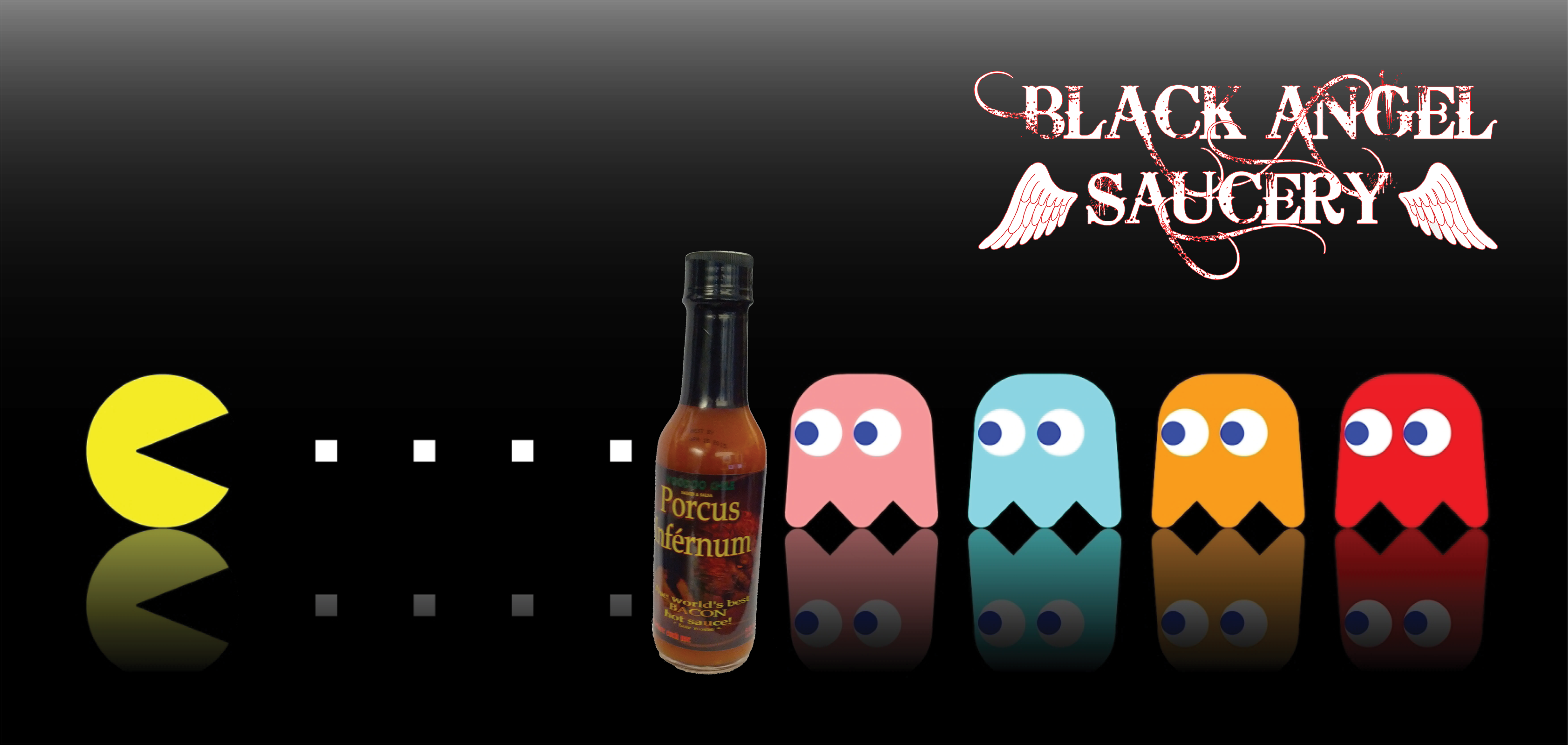 Work Done As Owner Of Black Angel Saucery - Video Games Enemies Art (3367x1600), Png Download