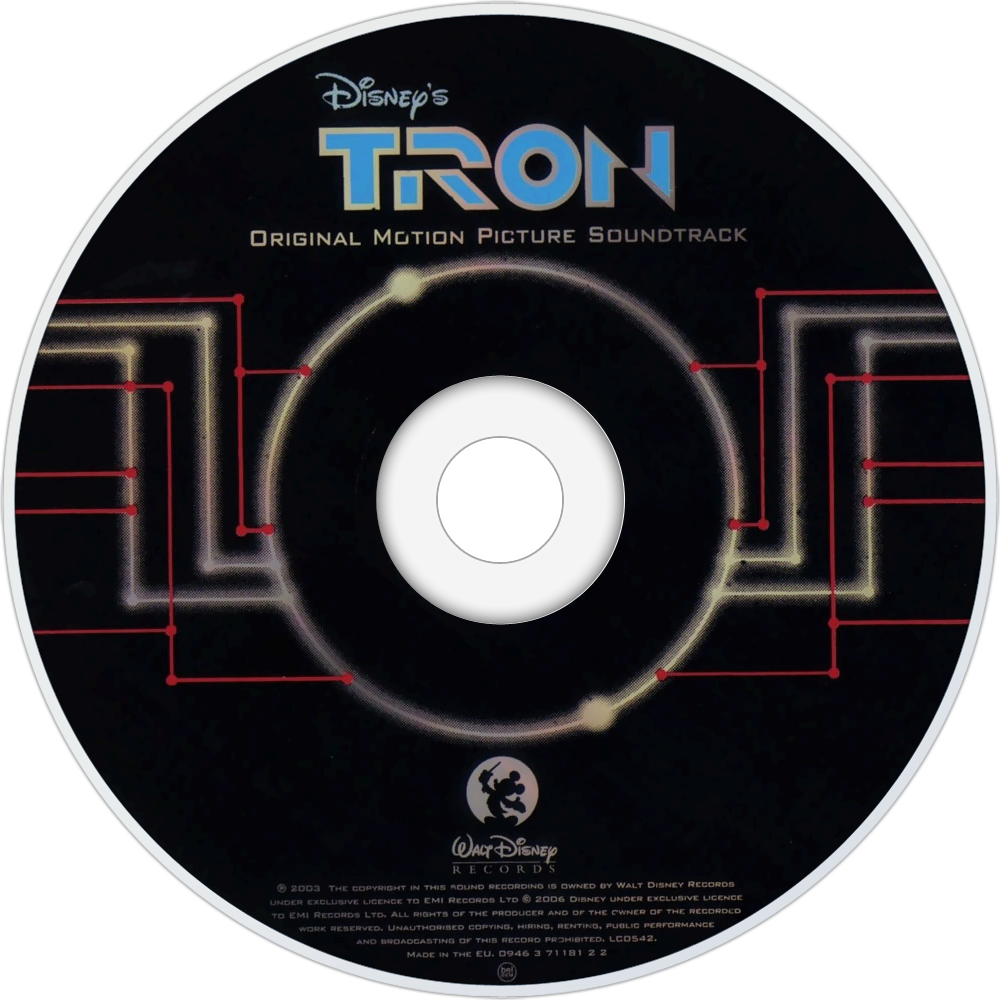 Wendy Carlos Tron Cd Disc Image - Mickey (1000x1000), Png Download