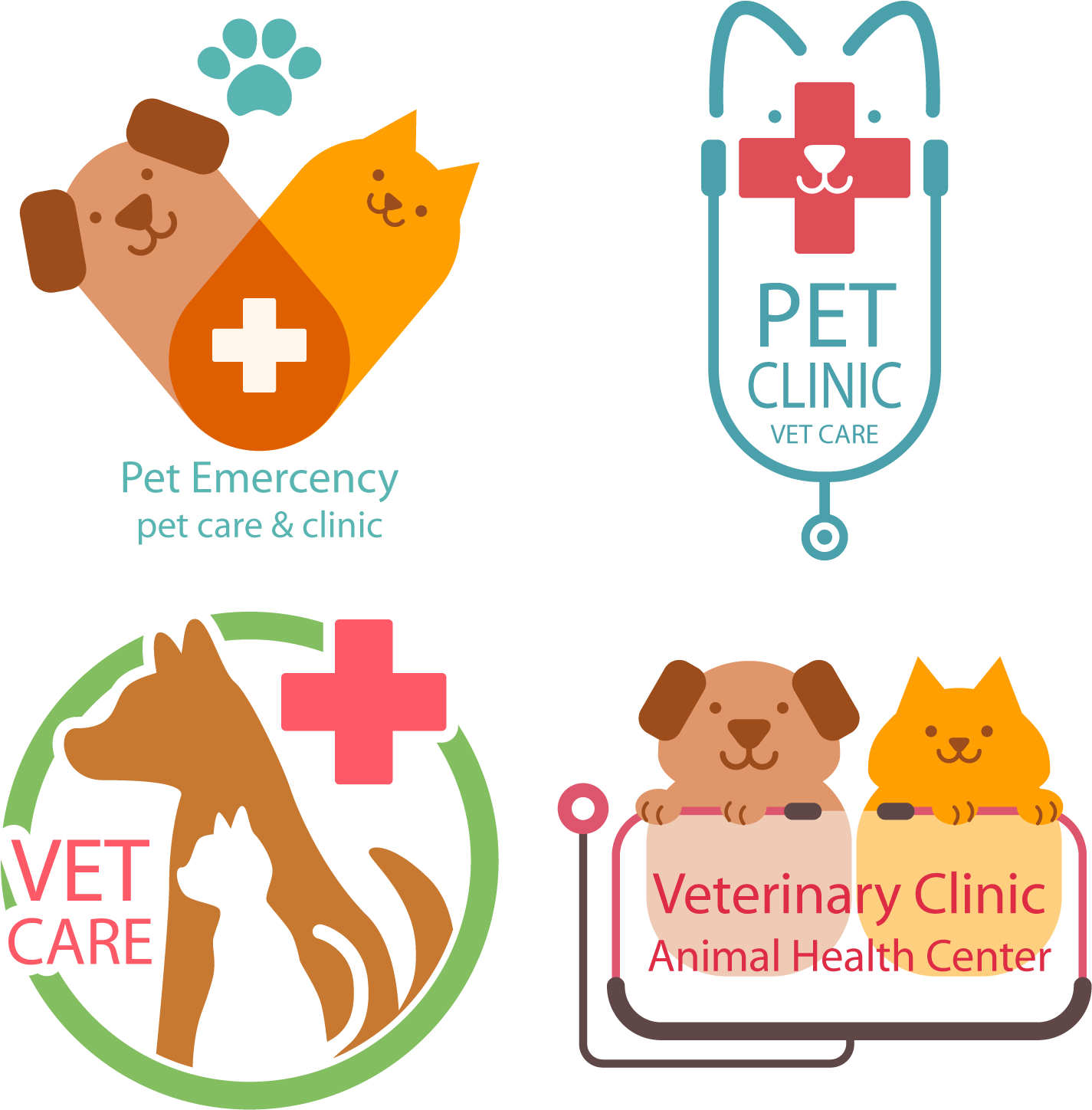 Cat Logo Dog Veterinary - Logos Veterinarios (1500x1500), Png Download