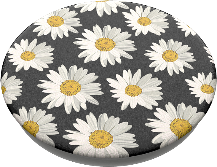 Daisies, Popsockets Daisies - Woodmin Groovy Daisy Pu Leather 2-in-1 Accessories (989x1000), Png Download