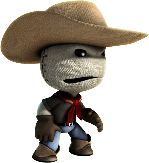 Midwest Midwest Ninja Ringmaster - Little Big Planet Cowboy (570x600), Png Download