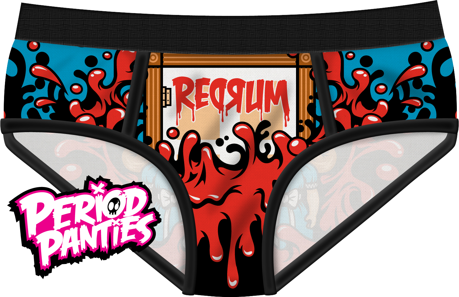 Redrum Briefs - Period Panties Shark Week (1473x953), Png Download