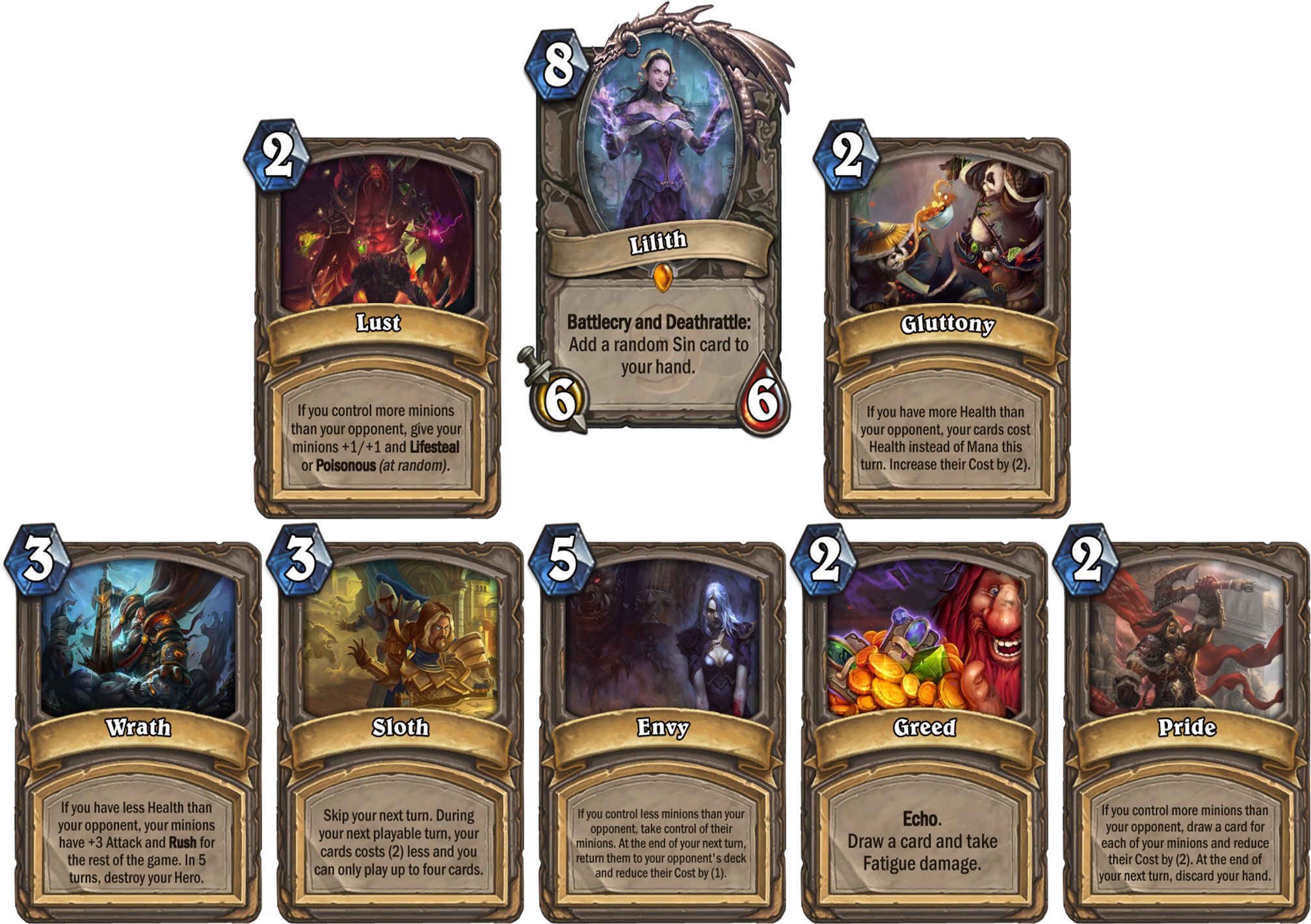 The Seven Deadly Sins (2560x1440), Png Download