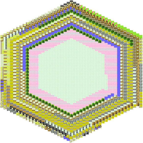 Goldenrod City - City (590x590), Png Download