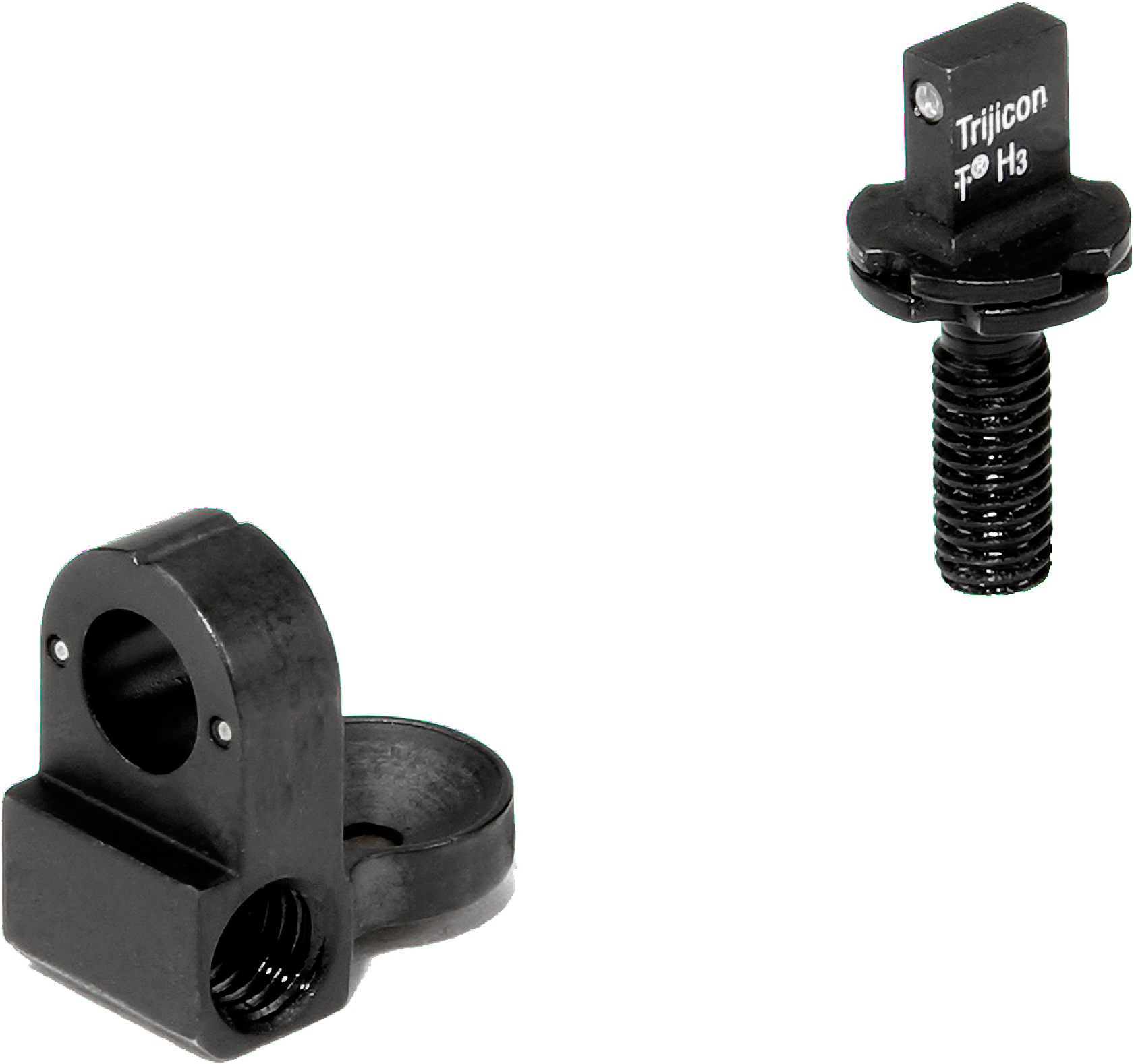 Tritium Ar 15 Iron Sights (1800x1624), Png Download