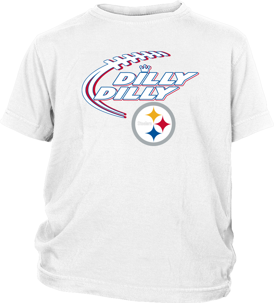 Nfl Dilly Dilly Pittsburgh Steelers Football Shirts - Hit The Folks Shirts (1024x1024), Png Download