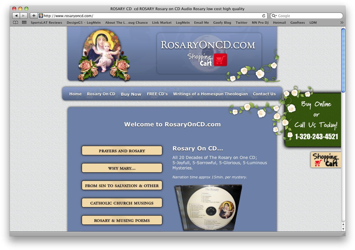 Rosary Web Design (1238x875), Png Download