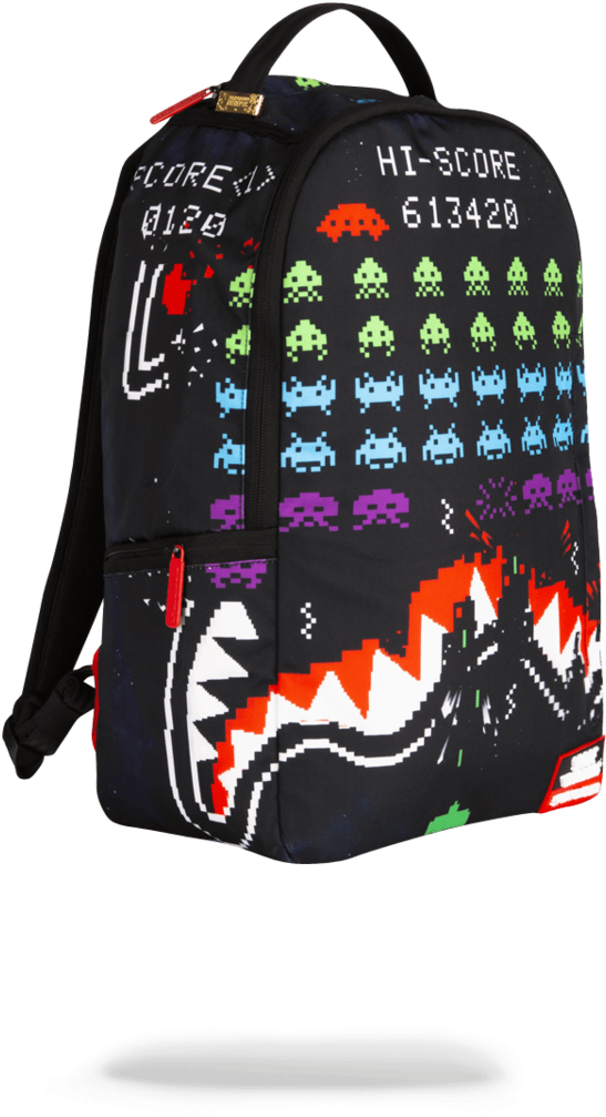 Space Invaders Shark W18 Space Invaders Shark W18 (900x1148), Png Download