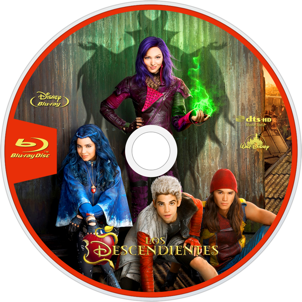 Descendants Bluray Disc Image - Descendants 1 (disney Descendants) (1000x1000), Png Download