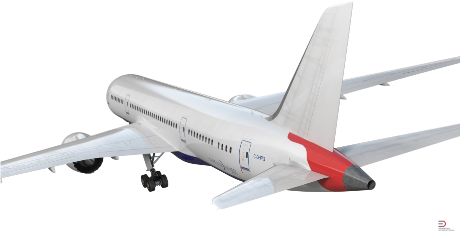 4 Boeing 787 8 Generic Royalty Free 3d Model - Boeing C-32 (920x517), Png Download