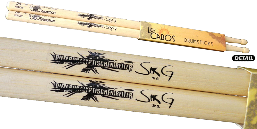 Drumsticks Die Apokalyptischen Reiter "sir - Los Cabos Drumsticks (900x452), Png Download