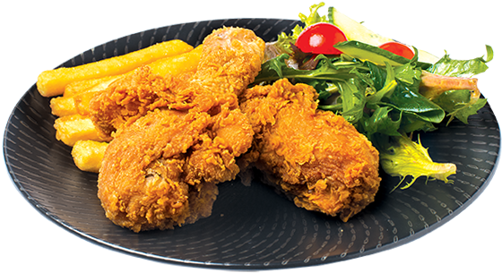 Drumsticks Duo - Crispy Fried Chicken (778x624), Png Download