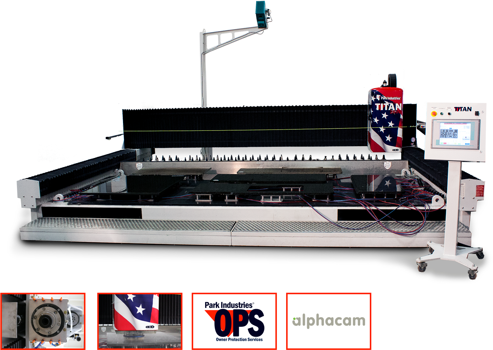 Titan Cnc Routers & Stone Centers For Polishing And - Cnc Granite Fabrication Machine (1800x1210), Png Download