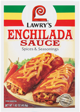 Lawry's® Enchiladas - Lawrys Enchilada Sauce 1.62 Oz (787x426), Png Download