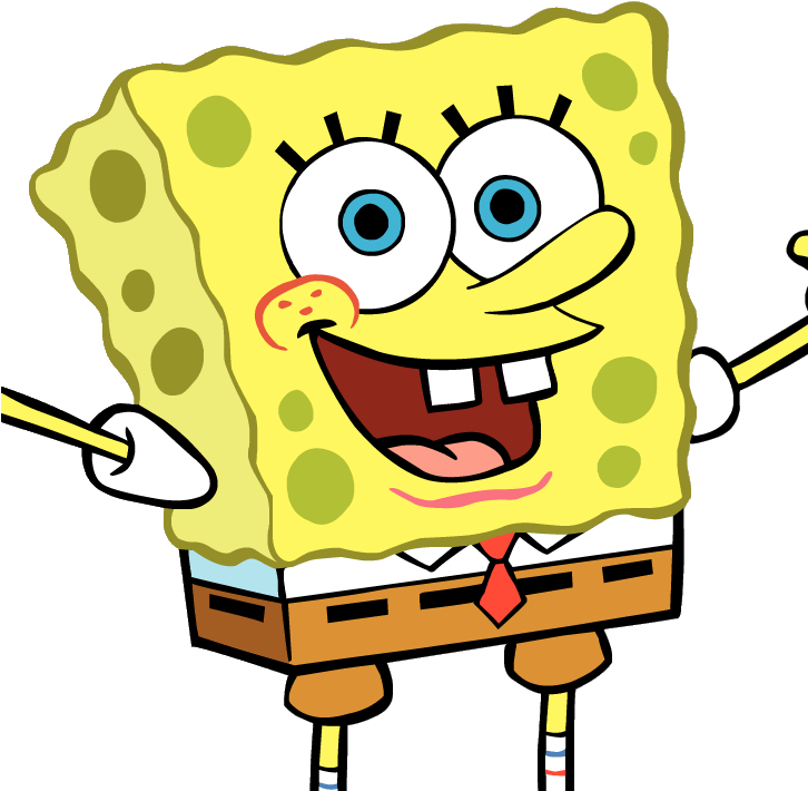 Clip Art Black And White Give Fields A Chance Lyrics - Spongebob Schwammkopf (725x725), Png Download