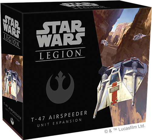 Star Wars Legion - Star Wars Legion T 47 Airspeeder Unit Expansion (610x610), Png Download