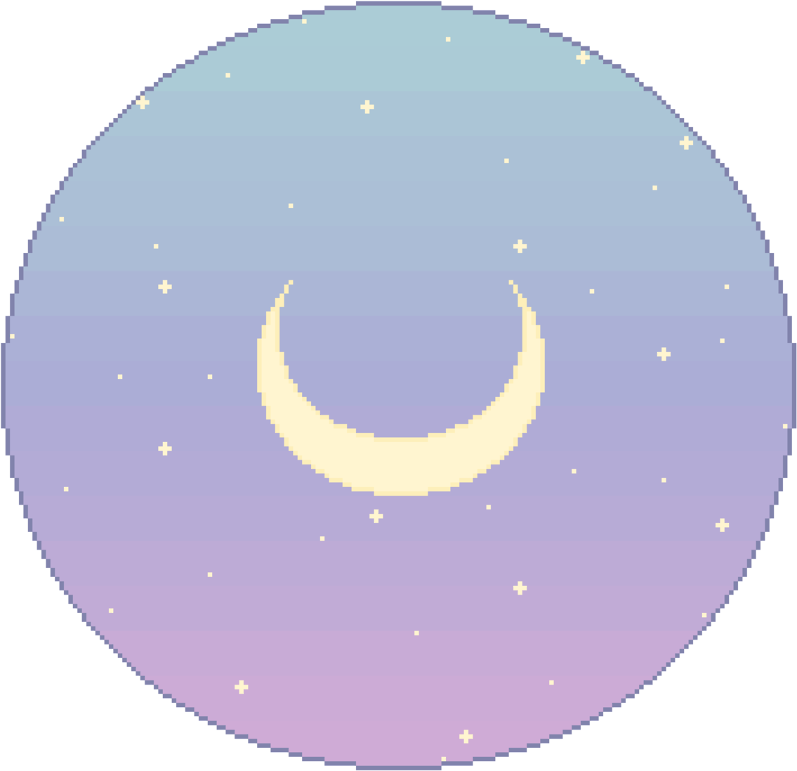 Free To Use Icon - Moon Pixel Art Png (1280x1280), Png Download