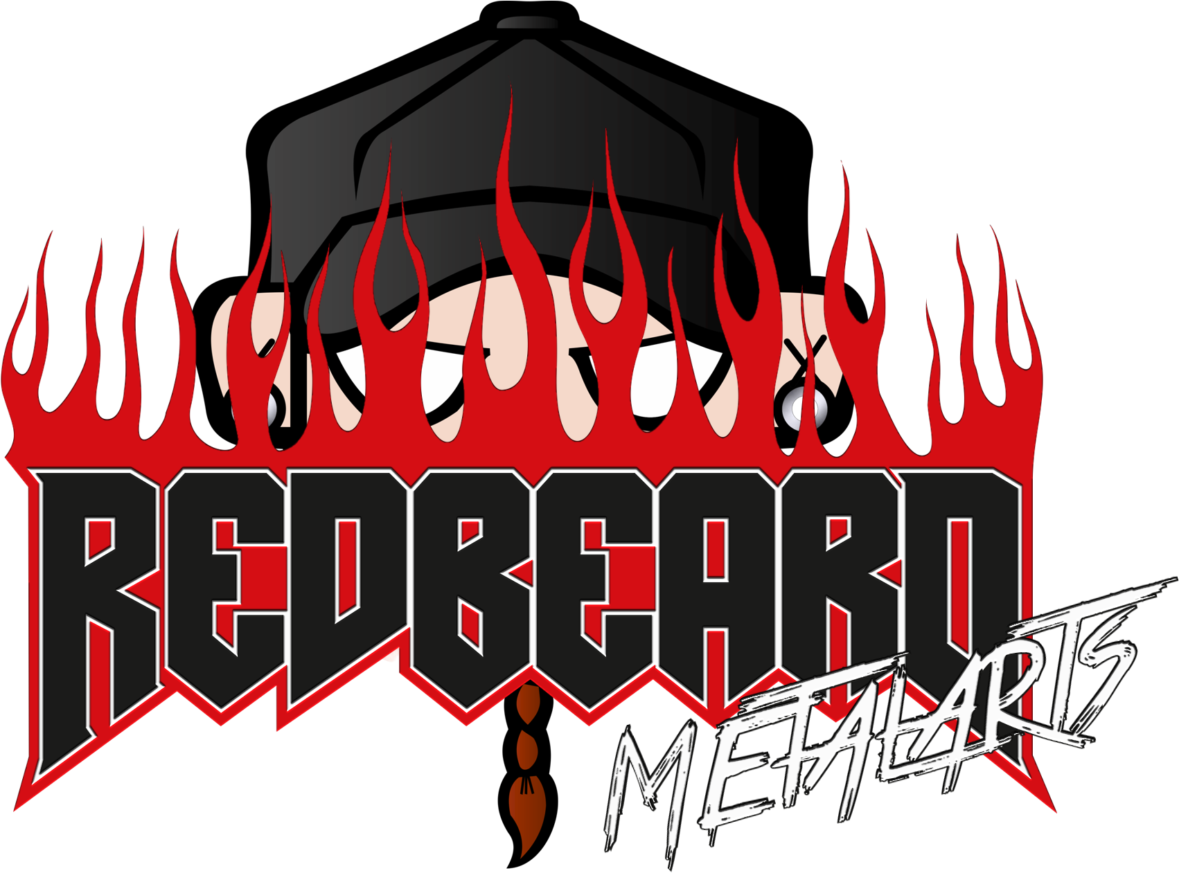 Redbeard Metal Arts Logo - Graphic Design (2560x1440), Png Download