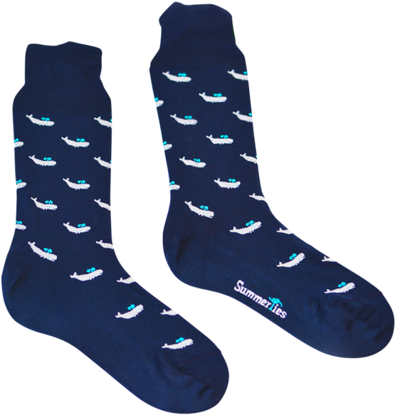 Sperm Whale Socks - Summerties (600x600), Png Download
