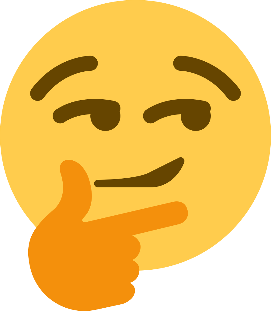 Smirk Thinking Png Reddit Thinking Emoji Discord Funnypictures - Smirk Emoji Discord (891x1024), Png Download