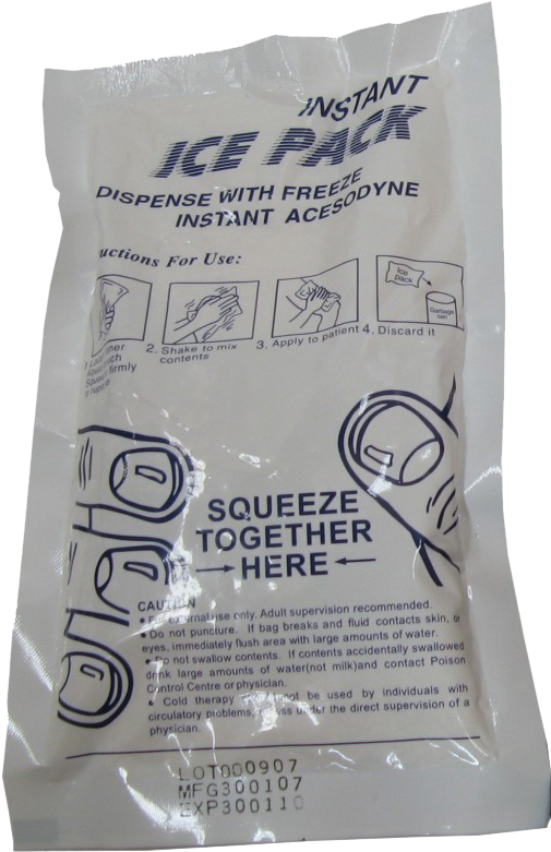 Download Instant Ice Pack - Full Size PNG Image - PNGkit