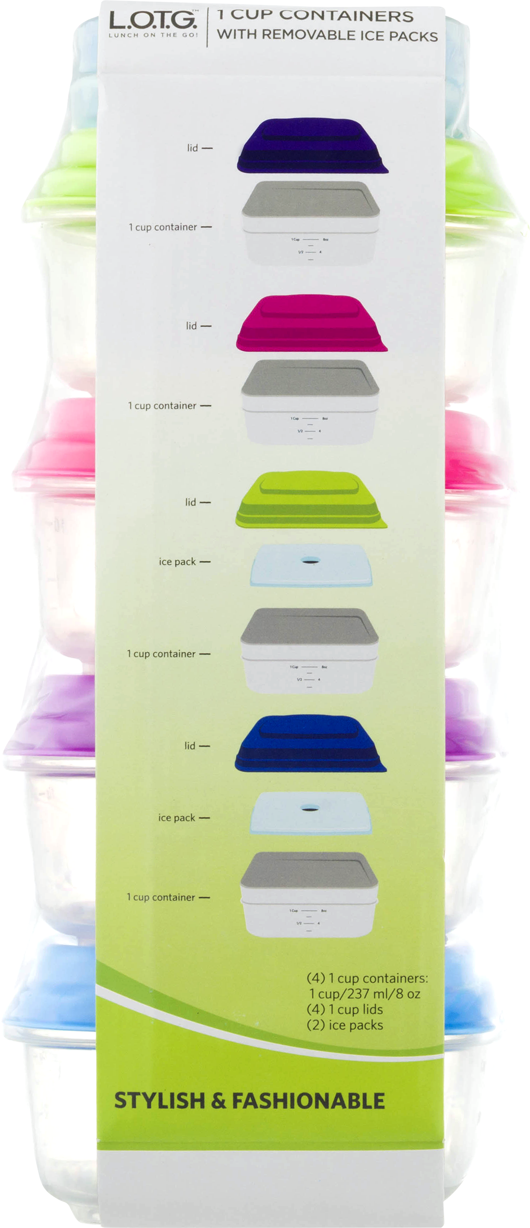L - O - T - G - 1 Cup Containers With Removable Ice - Floor (1080x2500), Png Download