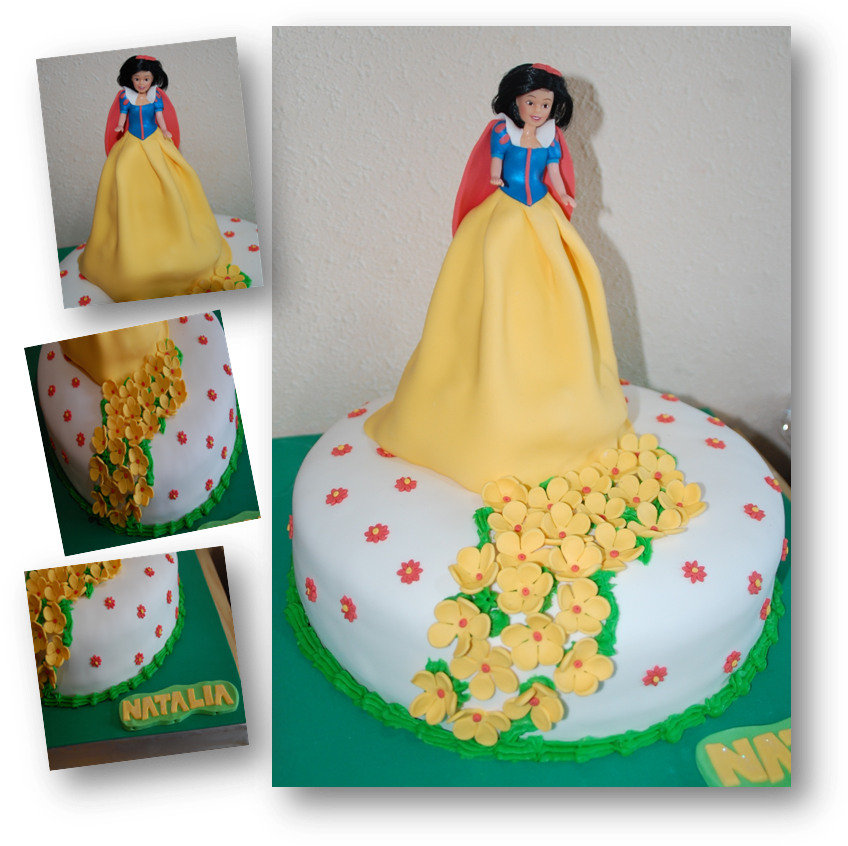 Tarta De Blanca Nieves - Cake Decorating (865x859), Png Download