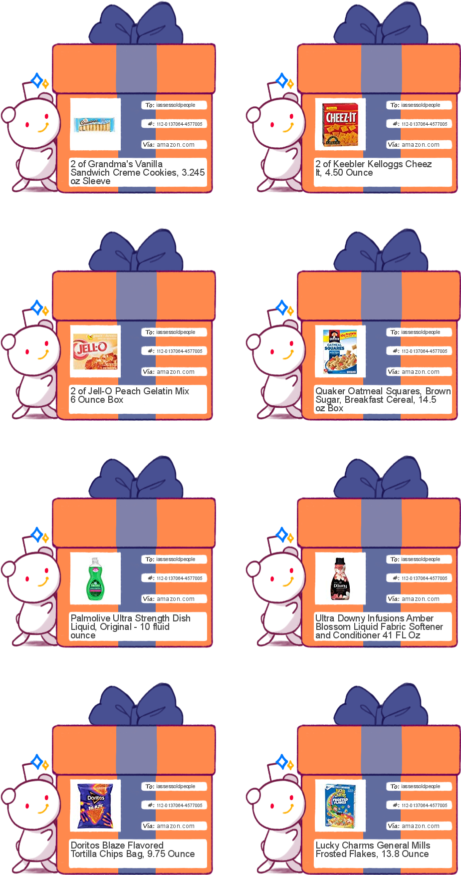 Gifted[gifted] Iassessoldpeople Prime Pantry Winner (982x1820), Png Download