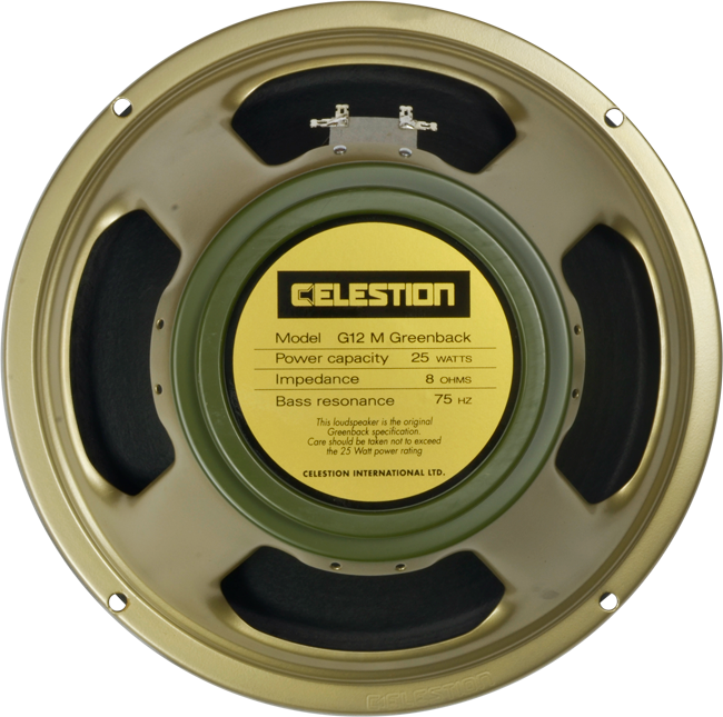 Celestion G12-m Greenback 12'' Speaker 8 Ohm 25w - Celestion Heritage G12m 20w (650x645), Png Download