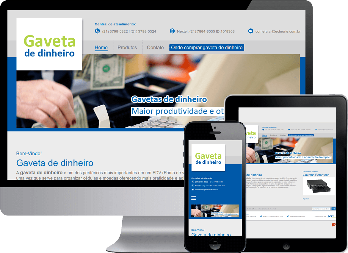 Site Wordpress Responsivo - Magento (1170x850), Png Download