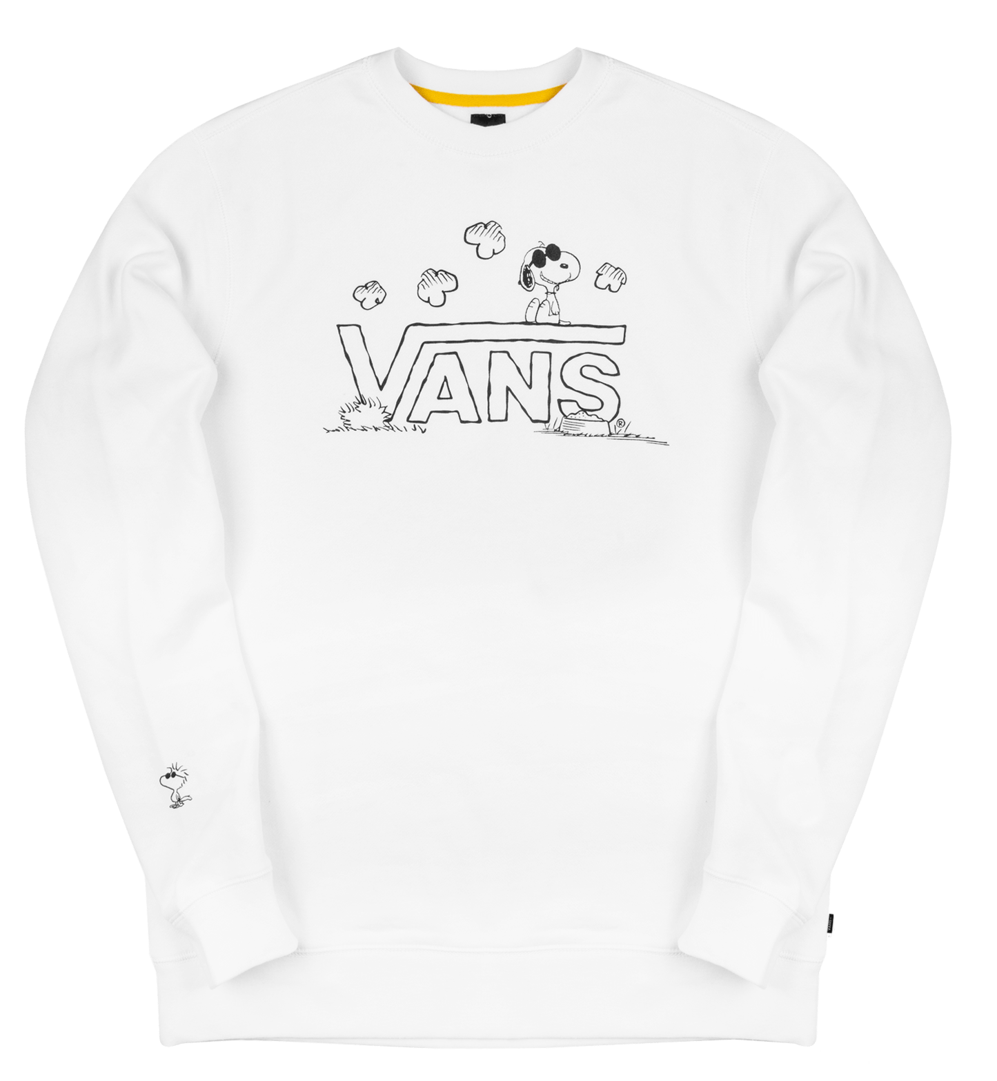 Crewneck Peanuts White (2000x2000), Png Download