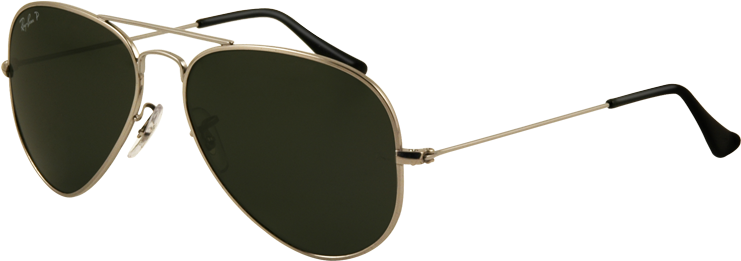 Ray Ban Rb8041 - Ray Ban Rb8041 Aviator Titanium 001/m2 Gold Polarized (760x430), Png Download