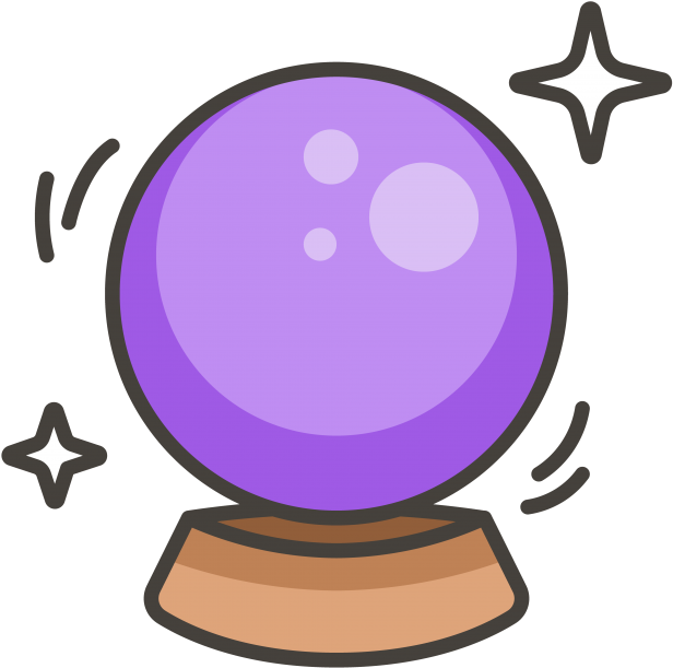 Crystal Ball Emoji - Imagen Magica De Whatsapp Png (866x650), Png Download