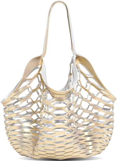 White Gold / Platinum - Fisherman's Tote White Gold / Platinum (700x561), Png Download