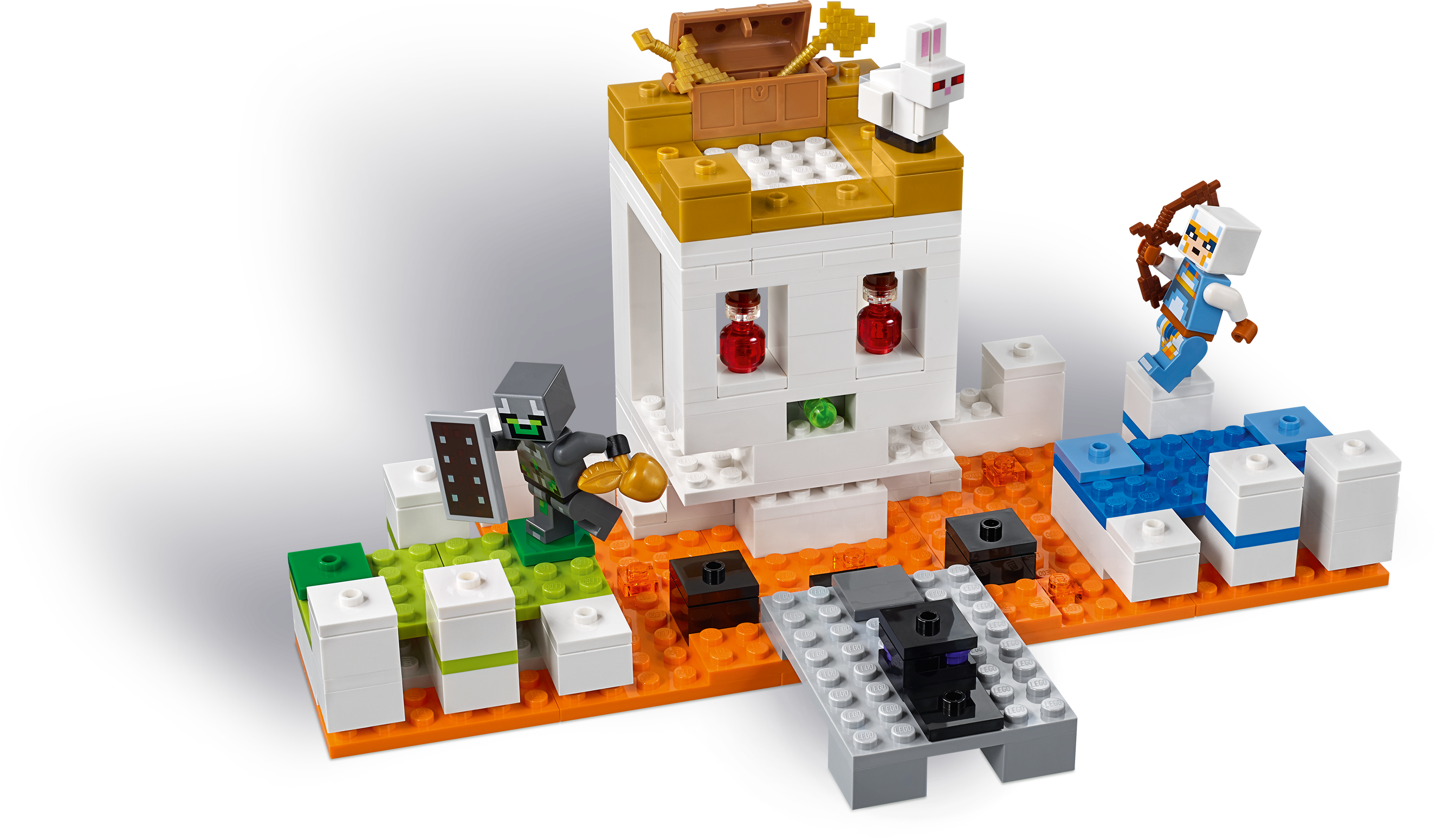 Minecraft 21145 Kraniearenaen ,, , Large - Minecraft Czaszkowa Arena (2650x1551), Png Download