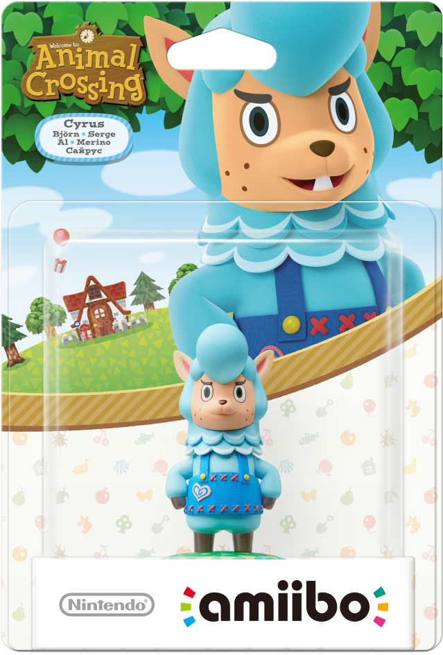 Animal Crossing Amiibo - Amiibo Animal Crossing Cyrus (768x1069), Png Download