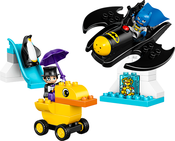 Duplo 10823 Batwing Adventure, , Large - Lego Duplo Batwing Adventure (610x492), Png Download