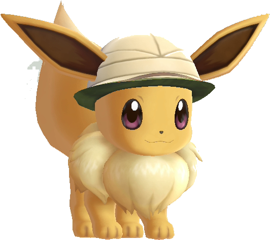 Safari Hat, Safari Hat - Eevee Afro (600x600), Png Download