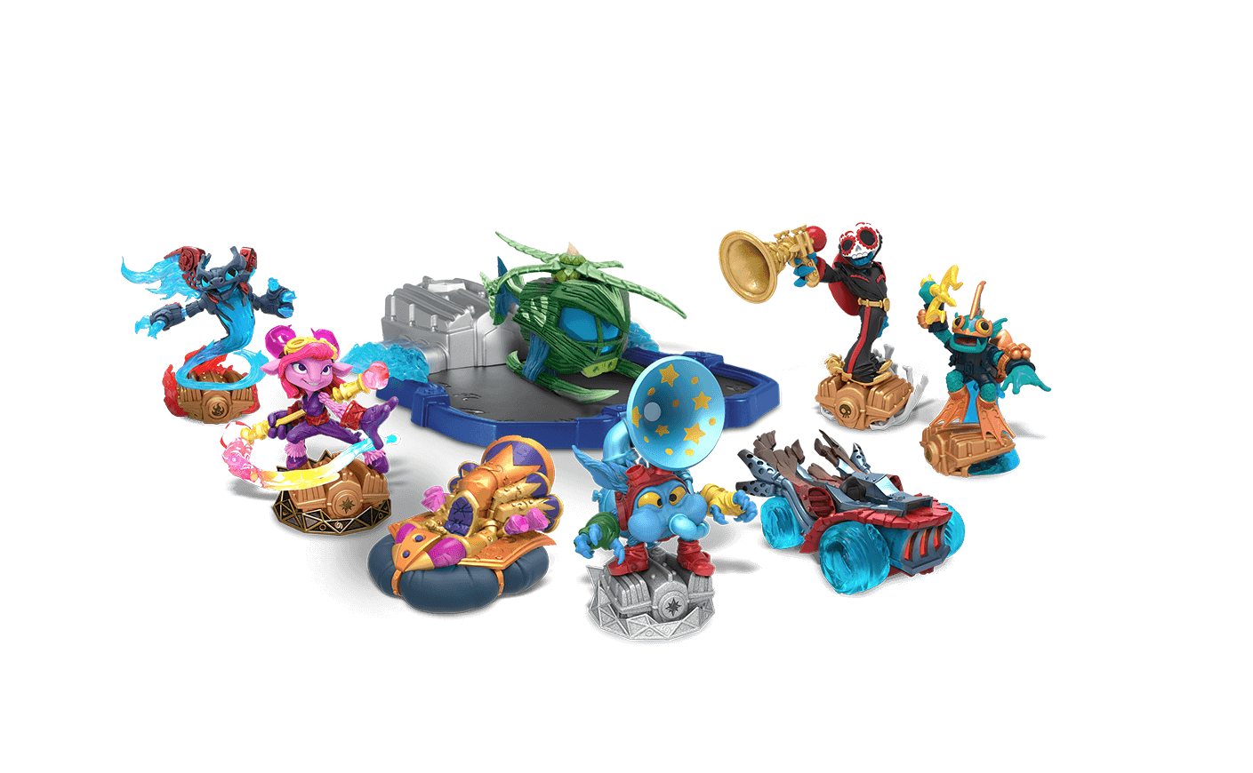 Build An Epic Team And Start Celebrating - Activision Skylanders Superchargers Big Bubble Pop (1409x870), Png Download
