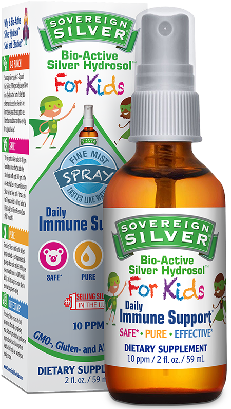 Sovereign Silver Kids Fine Mist Spray (599x800), Png Download