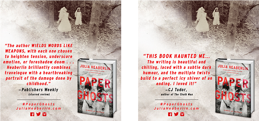 From The Publisher - Paper Ghosts Julia Heaberlin (1000x400), Png Download
