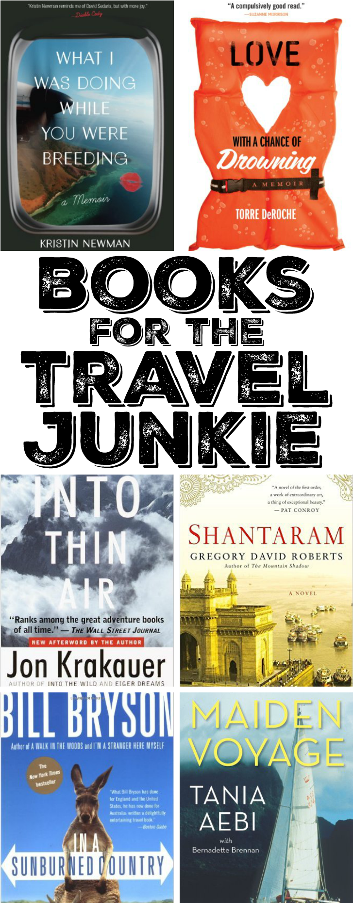 Books For The Travel Junkie In Your Life (750x1884), Png Download