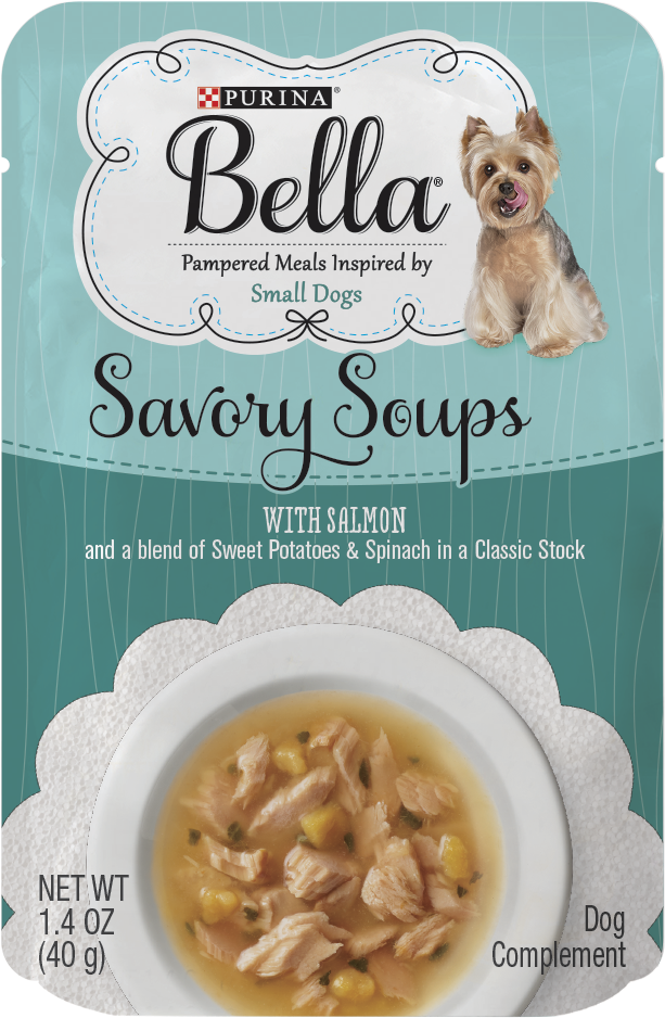 Savory Soups Salmon Sweet Potato Spinach - Purina Bella Porterhouse Steak Flavor In Savory Juices (800x1000), Png Download