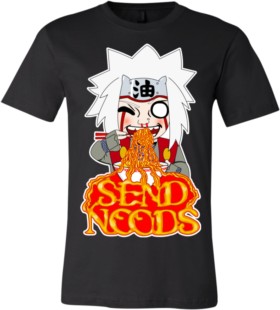 Jiraiya Send Noods Bella Unisex Tee - T-shirt (1024x1024), Png Download
