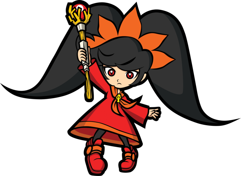 If Ashley Is Chosen They Gotta Pick The Red Eyes Design - Ashley Wario Ware (800x585), Png Download