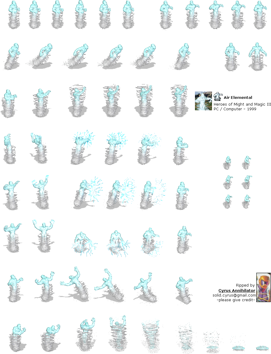Click For Full Sized Image Air Elemental - Emblem (930x1230), Png Download