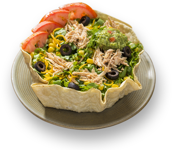 Shredded Chicken Salad - Taco Villa Steak Fajita Salad (750x480), Png Download