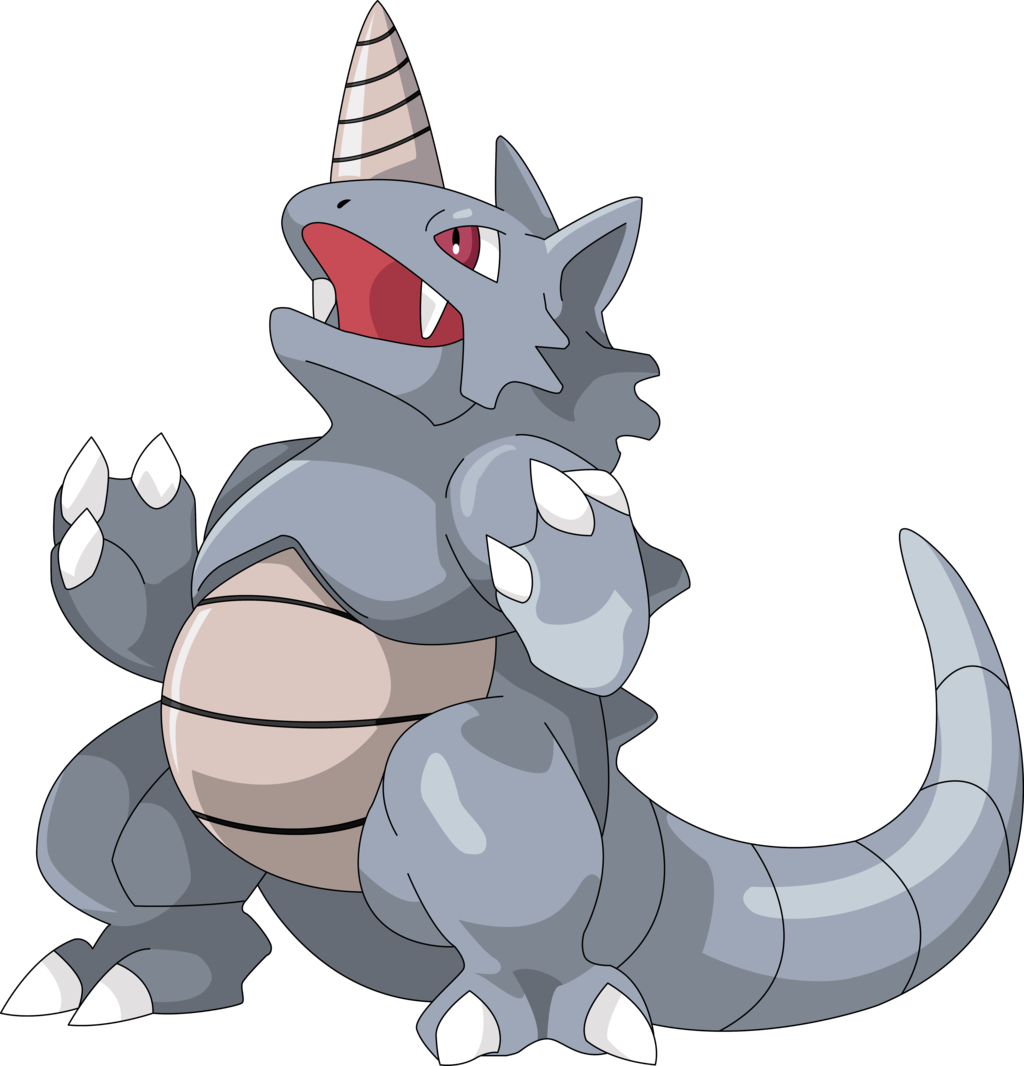 112 Rhydon By Luigicuau10-da5wri6 - Pokemon Rhydon Png (1024x1066), Png Download