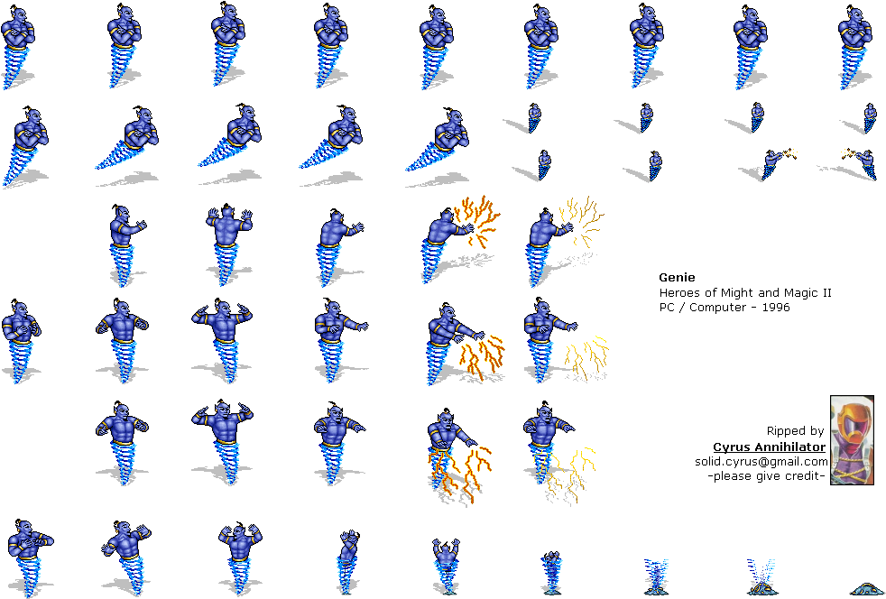 Towns - Heroes Of Might And Magic 2 Genie (995x675), Png Download